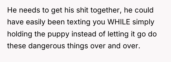 He needs to get his shit together, he could have...