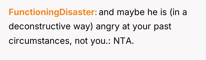 FunctioningDisaster and maybe he is (in a deconstructive way) angry...