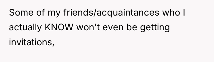 Some of my friends/acquaintances who I actually KNOW won't even...