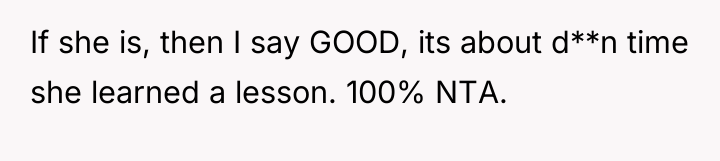 If she is, then I say GOOD, its about d**n...