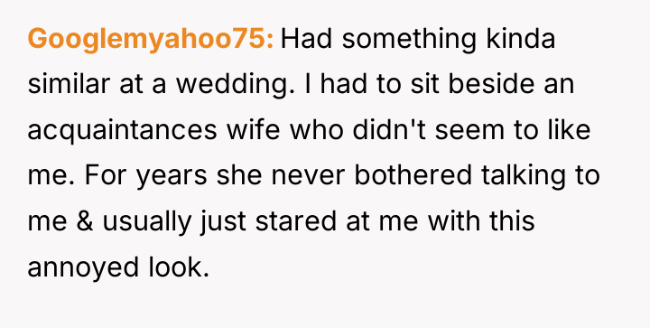 Googlemyahoo75 Had something kinda similar at a wedding. I had...