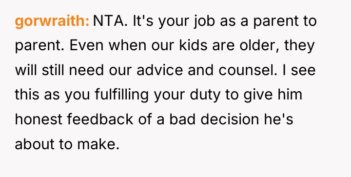 gorwraith NTA. It's your job as a parent to parent....