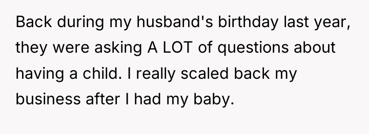 Back during my husband's birthday last year, they were asking...