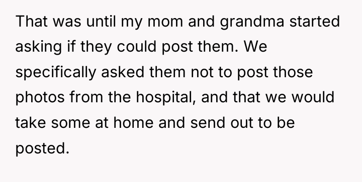 That was until my mom and grandma started asking if...