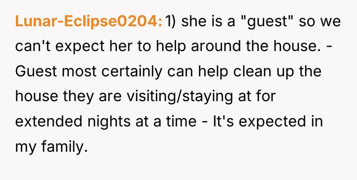 Lunar-Eclipse0204 1) she is a "guest" so we can't expect...