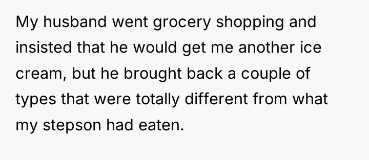 My husband went grocery shopping and insisted that he would...