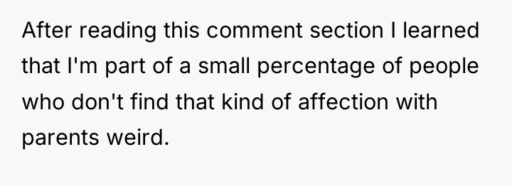 After reading this comment section I learned that I'm part...