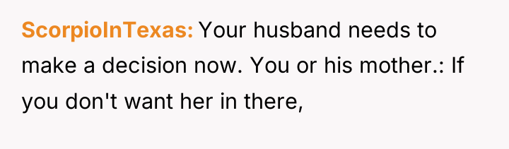 ScorpioInTexas Your husband needs to make a decision now. You...