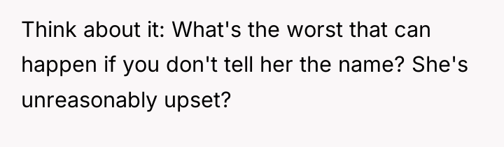 Think about it: What's the worst that can happen if...