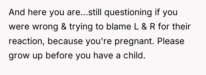 And here you are...still questioning if you were wrong &...