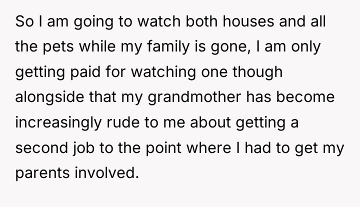 So I am going to watch both houses and all...