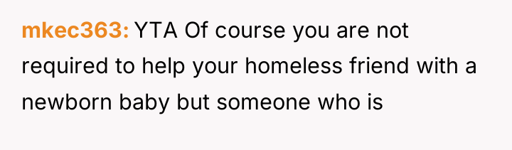 mkec363 YTA Of course you are not required to help...
