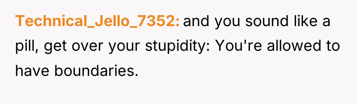Technical_Jello_7352 and you sound like a pill, get over your...