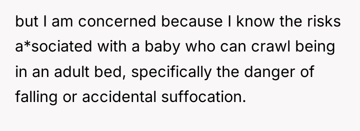 but I am concerned because I know the risks a*sociated...