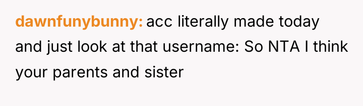 dawnfunybunny acc literally made today and just look at that...