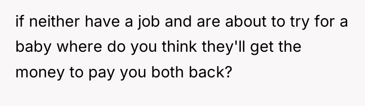 if neither have a job and are about to try...