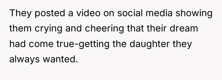 They posted a video on social media showing them crying...