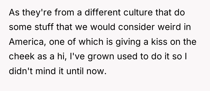 As they're from a different culture that do some stuff...