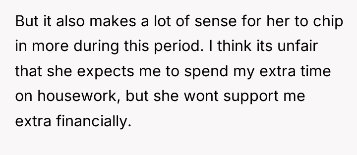 But it also makes a lot of sense for her...