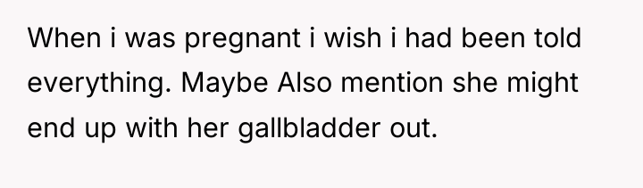 When i was pregnant i wish i had been told...