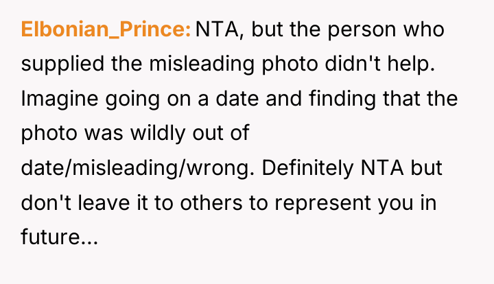Elbonian_Prince NTA, but the person who supplied the misleading photo...