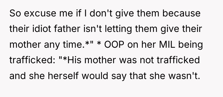 So excuse me if I don't give them because their...