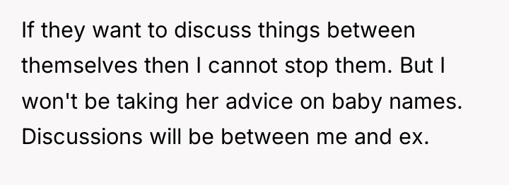 If they want to discuss things between themselves then I...