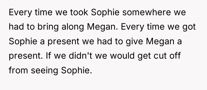 Every time we took Sophie somewhere we had to bring...