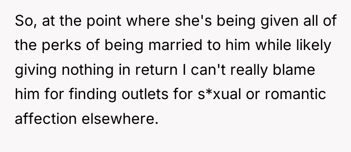 So, at the point where she's being given all of...
