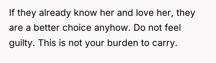 If they already know her and love her, they are...