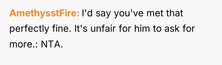 AmethysstFire I'd say you've met that perfectly fine. It's unfair...