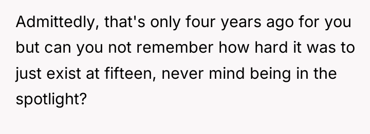 Admittedly, that's only four years ago for you but can...