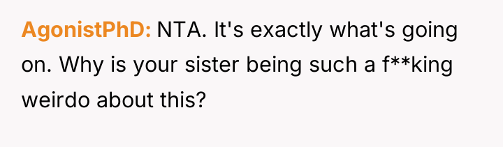 AgonistPhD NTA. It's exactly what's going on. Why is your...