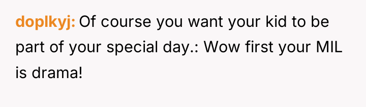 doplkyj Of course you want your kid to be part...