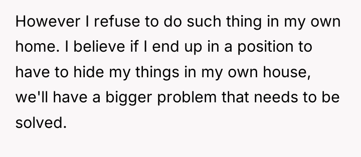 However I refuse to do such thing in my own...