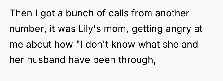 Then I got a bunch of calls from another number,...