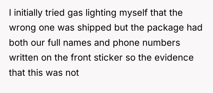 I initially tried gas lighting myself that the wrong one...