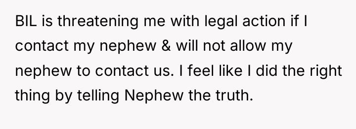 BIL is threatening me with legal action if I contact...