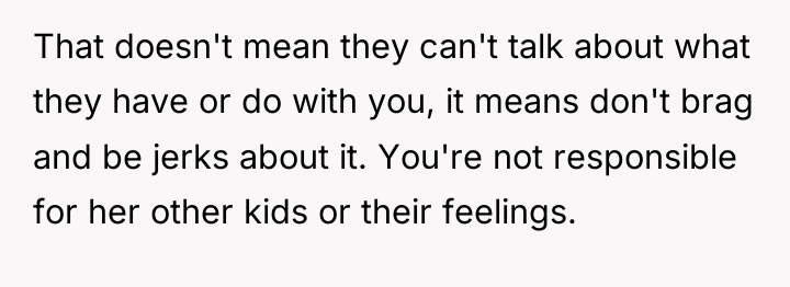 That doesn't mean they can't talk about what they have...