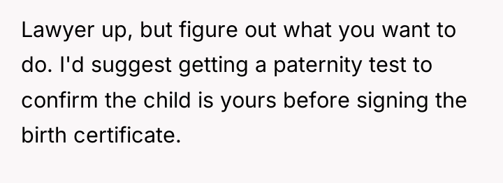 Lawyer up, but figure out what you want to do....