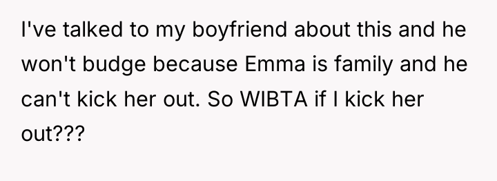 I've talked to my boyfriend about this and he won't...