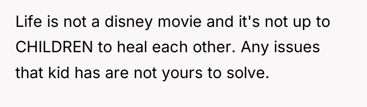 Life is not a disney movie and it's not up...