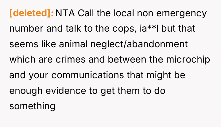 [deleted] NTA Call the local non emergency number and talk...