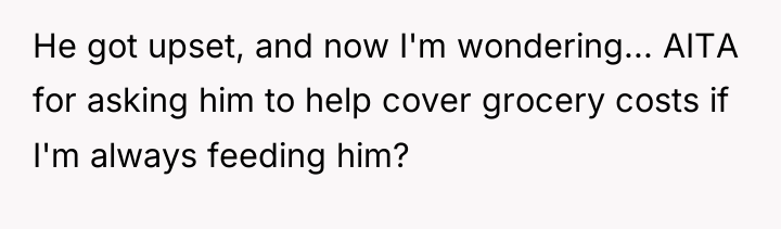 He got upset, and now I'm wondering... AITA for asking...