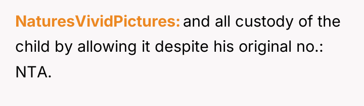 NaturesVividPictures and all custody of the child by allowing it...