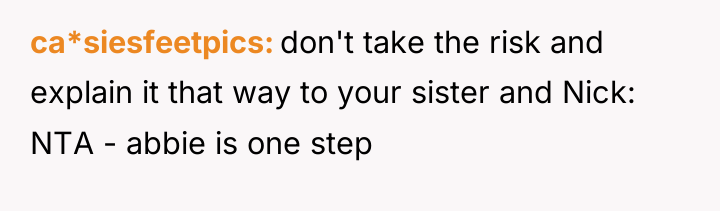 ca*siesfeetpics don't take the risk and explain it that way...