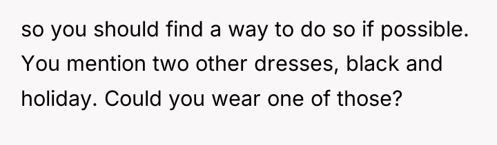 so you should find a way to do so if...