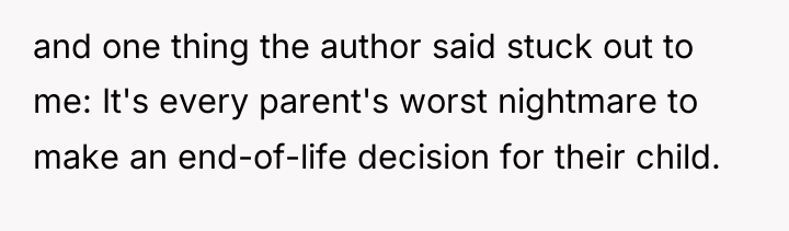and one thing the author said stuck out to me:...
