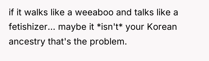 if it walks like a weeaboo and talks like a...