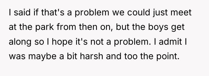 I said if that's a problem we could just meet...